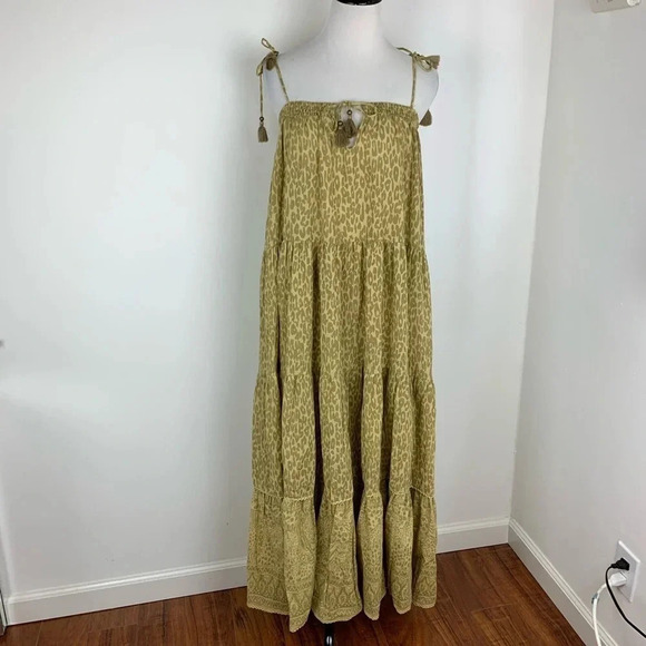 NWT Spell & The Gypsy Collective Wild Things Leopard Maxi Dress Size S - Picture 3 of 9